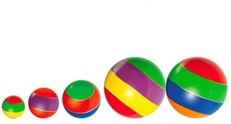 Купить Мячи резиновые (комплект из 5 мячей различного диаметра) в Норильске 